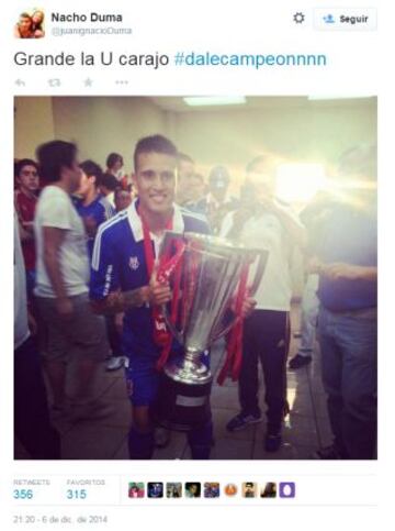 El festejo azul en redes sociales