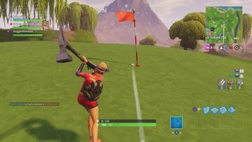 Jugamos al golf en Fortnite