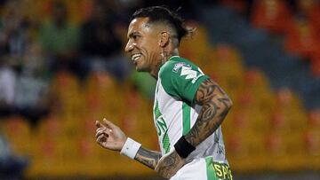 Dayro Moreno durante el partido entre Nacional y Tolima por Liga Águila II-2018