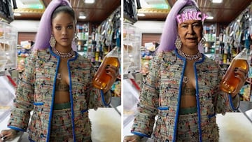 Uno de los polémicos montajes de Rihanna a la Reina Isabel II de Inglaterra