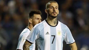 Buenos Aires 05 Octubre 2017
 Eliminatorias Rusia 2018
 Argentina vs Peru en el Estadio La Bombonera.
 DARIO BENEDETTO DE ARGENTINA
 05/10/17 ARGENTINA - PERU 