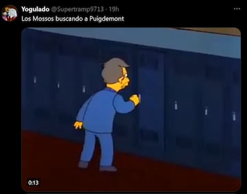 Los mejores memes del regreso de Puigdemont y su desaparición