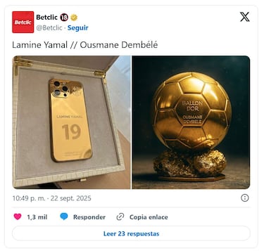 Los mejores memes del Balón de Oro 2025