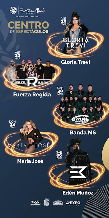 Fiestas de Abril Tampico 2024: artistas , fechas y cómo comprar los boletos 