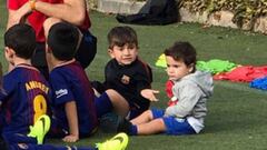 Messi convierte a sus hijos en meme