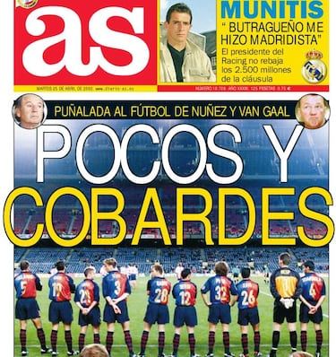 Se cumplen 25 a?os del plant¨®n del Barcelona a la Copa del Rey