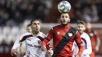 El último partido con público del Albacete en el Carlos Belmonte fue ante el Rayo Vallecano.