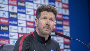 07/04/18 RUEDA DE PRENSA DE DIEGO PABLO SIMEONE ENTRENADORE DEL ATLETICO DE MADRID