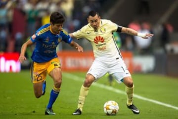 Gignac abrió el marcador ante un América que jugaba mejor. El francés salió lesionado y el empate del local vino por parte de Bruno Valdez. El campeón se decidirá en el Volcán.