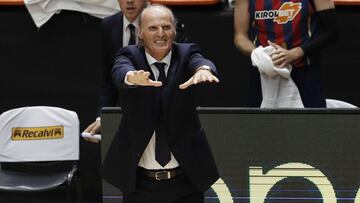 Dusko Ivanovic, durante el partido de semifinales de la Fase Final de la ACB 2020 que ha enfrentado al Valencia y al Baskonia