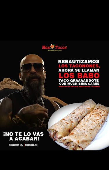 Babochelas y Babotacos, la industria restaurantera se sube al tren del video del líder de Cartel de Santa