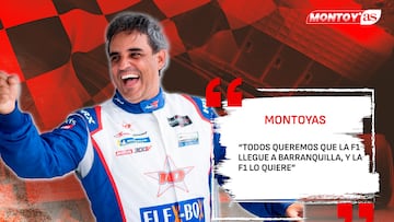 Juan Pablo Montoya se vuelve a referir a la llegada de la Fórmula 1 en Colombia