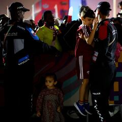 Caos en el Al Bidda Fan Fest antes del inicio del Mundial de Qatar 2022