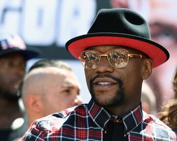 La llegada de Mayweather y McGregor a Las Vegas