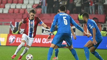 El momento viral entre Odegaard y el técnico de Noruega