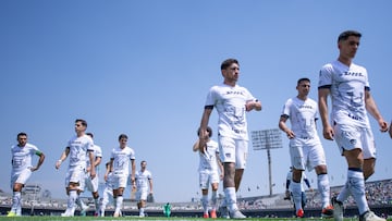 during the 11th round match between Pumas UNAM and Tijuana as part of the Torneo Clausura 2024 Liga BBVA MX at Olimpico Universitario Stadium on March 10, 2024 in Mexico City, Mexico.