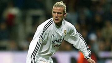 <b>FELIZ</B>. Beckham ha reconocido sentirse feliz en el Real Madrid porque "estoy con los mejores futbolistas del mundo".