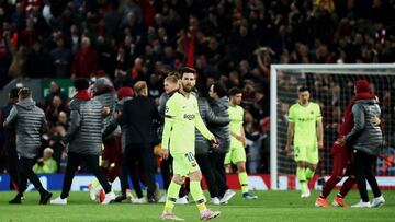 07/05/19 PATIDO CHAMPIONS LEAGUE SEMIFINAL VUELTA
LIVERPOOL - BARCELONA
FIN DE PARTIDO LEO MESSI TRISTEZA