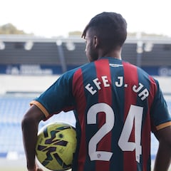 Efe Aghama: “No me voy a esconder; pido siempre el balón”