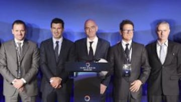 Gianni Infantino jug¨® en Wembley con el Real Madrid