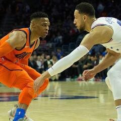Westbrook, molesto con Embiid: "J..., no estoy a buenas con él"
