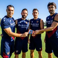 Iborra, Pablo Martínez, Morales y Andrés, capitanes del Levante