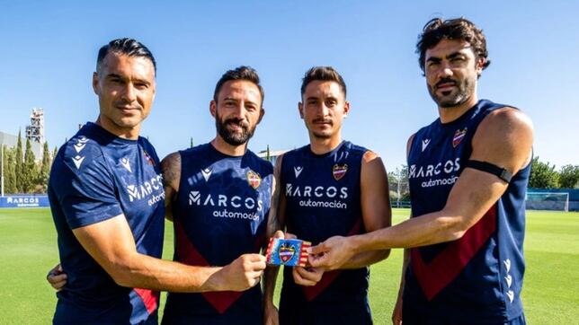 Iborra, Pablo Martínez, Morales y Andrés, capitanes del Levante