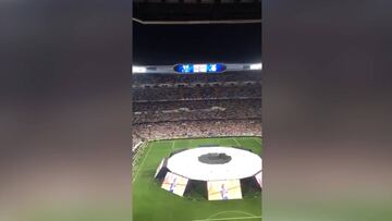 El Bernabéu a coro: "Piqué, cabrón, saluda al campeón"