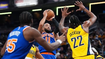 Short rest, shorthanded roster, tough Pacers - but Brunson’s late-game heroics keep the Knicks winning and climbing in the East standings.