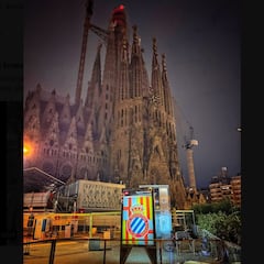 Barcelona amanece teñida de carteles de apoyo al Espanyol