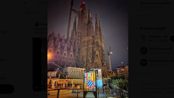 Barcelona amanece teñida de carteles de apoyo al Espanyol