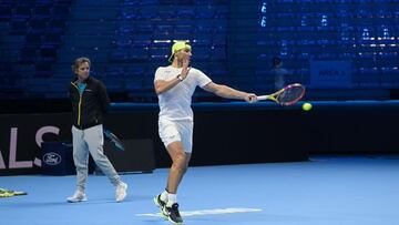 Nadal se prepara para un debut nocturno contra Fritz