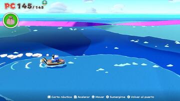 El barco permite nuevas formas de explorar, secretos y zonas ocultas