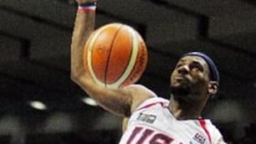 <b>ESPECTÁCULO.</b> El partido de la selección estadounidense no tuvo desperdicio, con acciones espectaculares de Lebron James y Bosh.