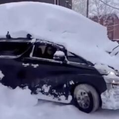 Nevada récord en Hokkaido, la isla donde más nieva del mundo