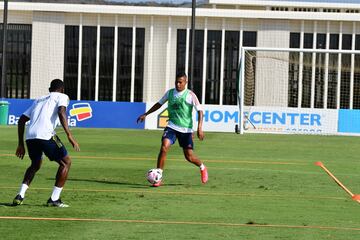 Los jugadores de la Liga BetPlay tuvieron su último entrenamiento con la Selección Colombia en la Sede Deportiva de la FCF en Barranquilla.