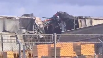 Mueren tres personas tras una explosión en una nave industrial de Alicante