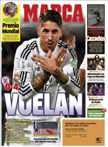 Portadas de la prensa deportiva