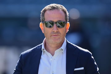 PHILADELPHIA, PENNSYLVANIA - OCTOBER 30: General manager Howie Roseman of the Philadelphia Eagles looks on before a game against the Pittsburgh Steelers at Lincoln Financial Field on October 30, 2022 in Philadelphia, Pennsylvania.   Mitchell Leff/Getty Images/AFP