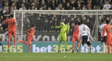 Jornada 13. Valencia-Barcelona. 0-1.