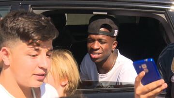 Vinicius paró en Valdebebas y fue la locura total: "¡Qué grande..."!