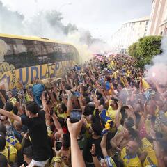 Apoteósico recibimiento a Las Palmas