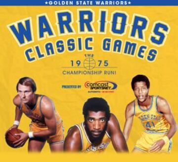 En 1975 los Warriors ganaron lo que hasta ahora es su único título en la NBA.