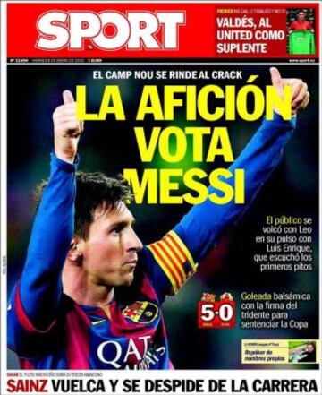 Portadas de la prensa deportiva