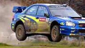 <b>VOLÓ.</b> Desde el primer día Solberg ha ido muy fuerte, aunque tras la retirada de Sainz, se quedó sin rivales.