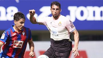 Jonathan Calleri en el partido de LaLiga ante el Eibar.