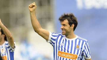 Xabi Prieto, excapit&aacute;n de la Real Sociedad.