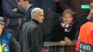 Pasó por alto: la cara de Mourinho tras perder ante Juve