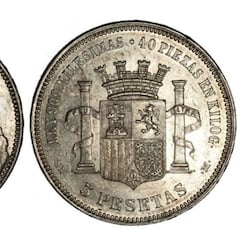 ¿Por qué se le llamaba "duro" a la moneda de cinco pesetas en España?