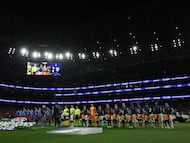 The atmosphere was electric ahead of Spurs’ home game against Atlético Madrid.